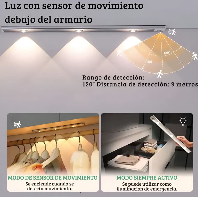 Lampara Led 40 Cm Recargable