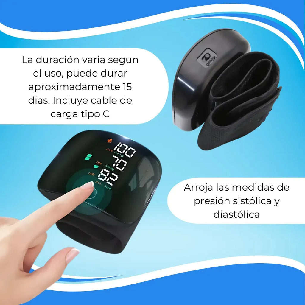 Tensiómetro Muñeca Con Voz