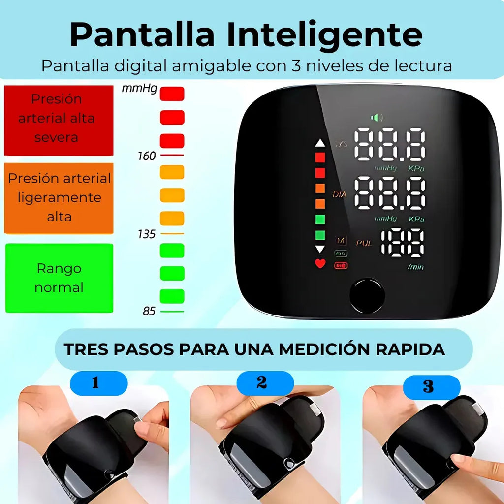 Tensiómetro Muñeca Con Voz